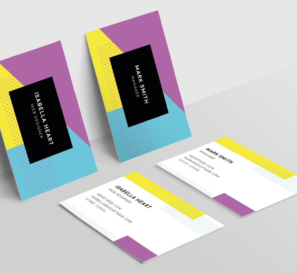 Multi Name Business Cards